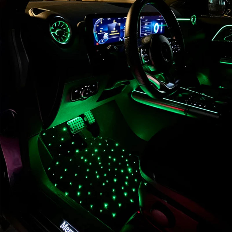 Tapis de Voiture Étoilés : Une ambiance lumineuse magique sous vos pieds