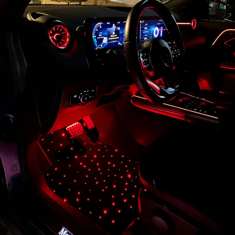 Tapis de Voiture Étoilés : Une ambiance lumineuse magique sous vos pieds