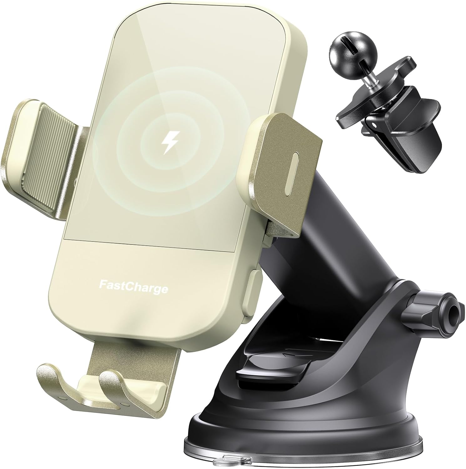 Chargeur Voiture 15 W Auto‑Clamp – Support Qi pour Téléphone