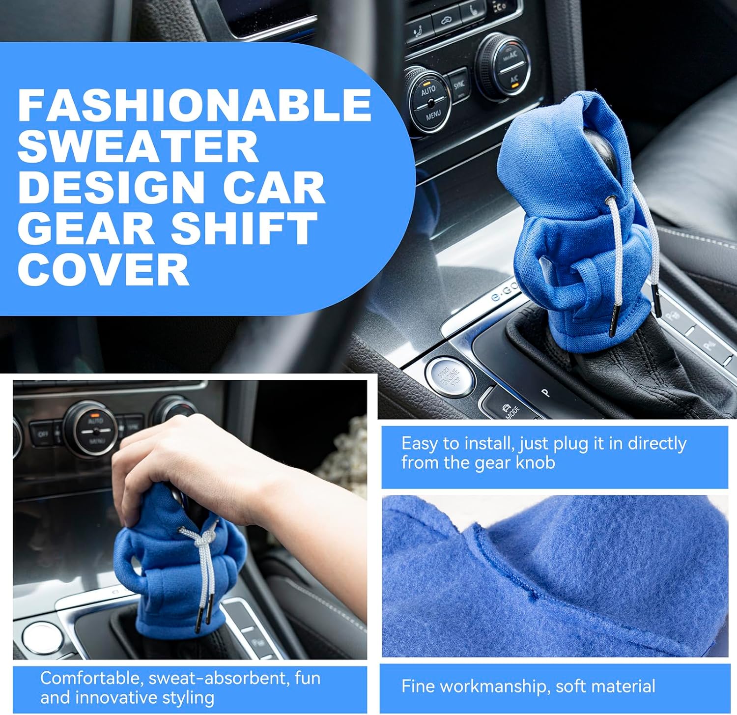 Sweat à Capuche pour Levier de Vitesse – Universel & Mignon"