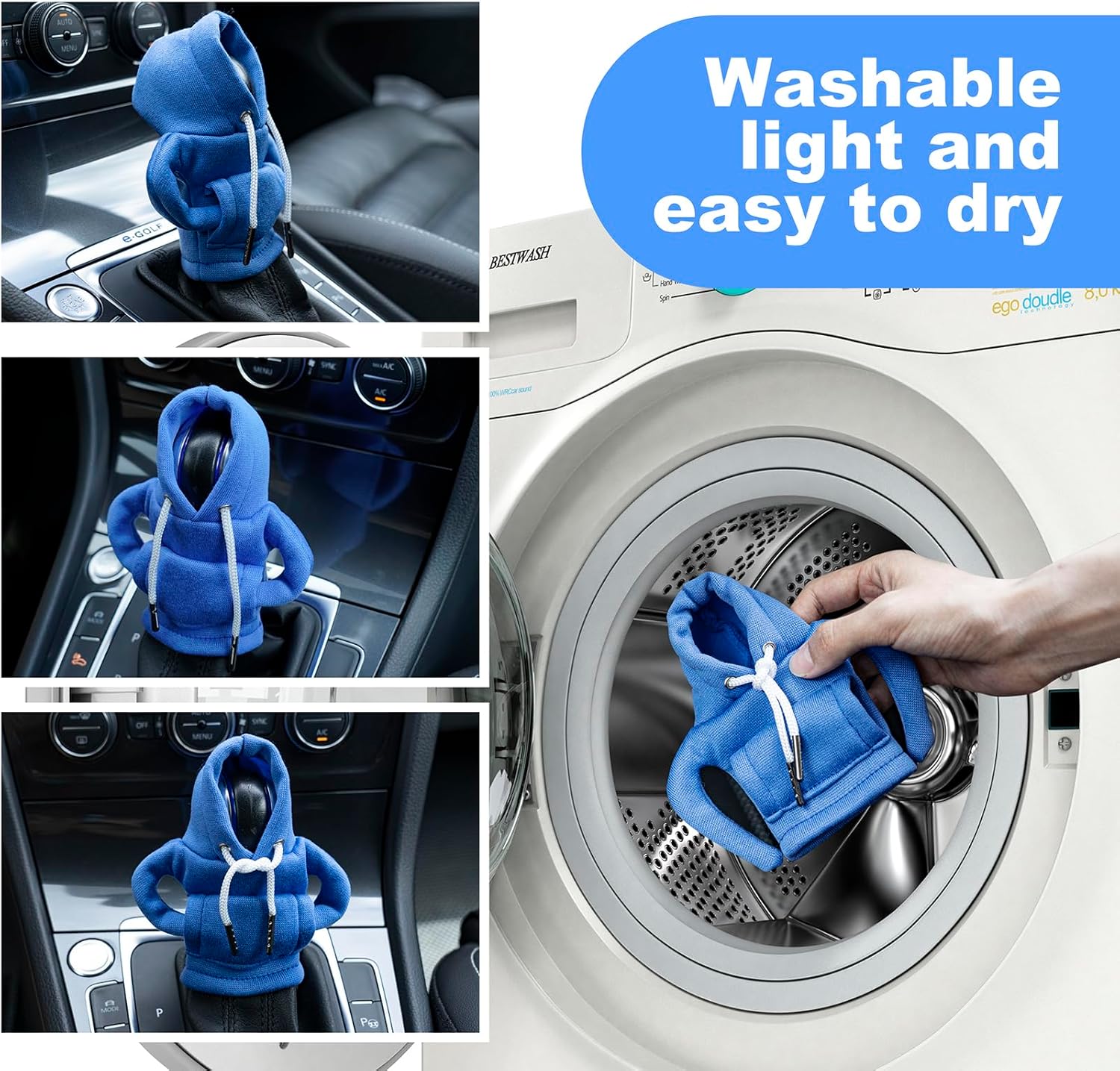 Sweat à Capuche pour Levier de Vitesse – Universel & Mignon"