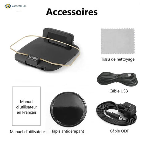 HUD Auto Double Mode : Affichage Tête Haute GPS & OBD – Donnez à votre volant une vision 3D intelligente