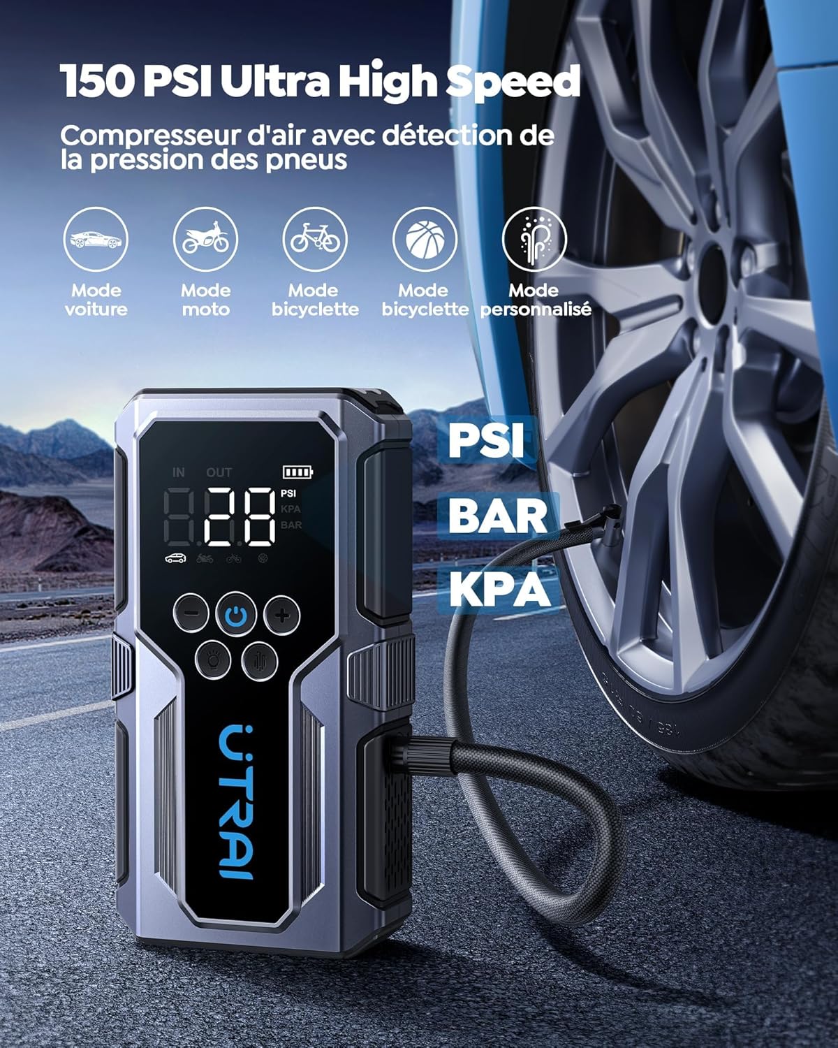 Ultra Portable et Gonfleur
