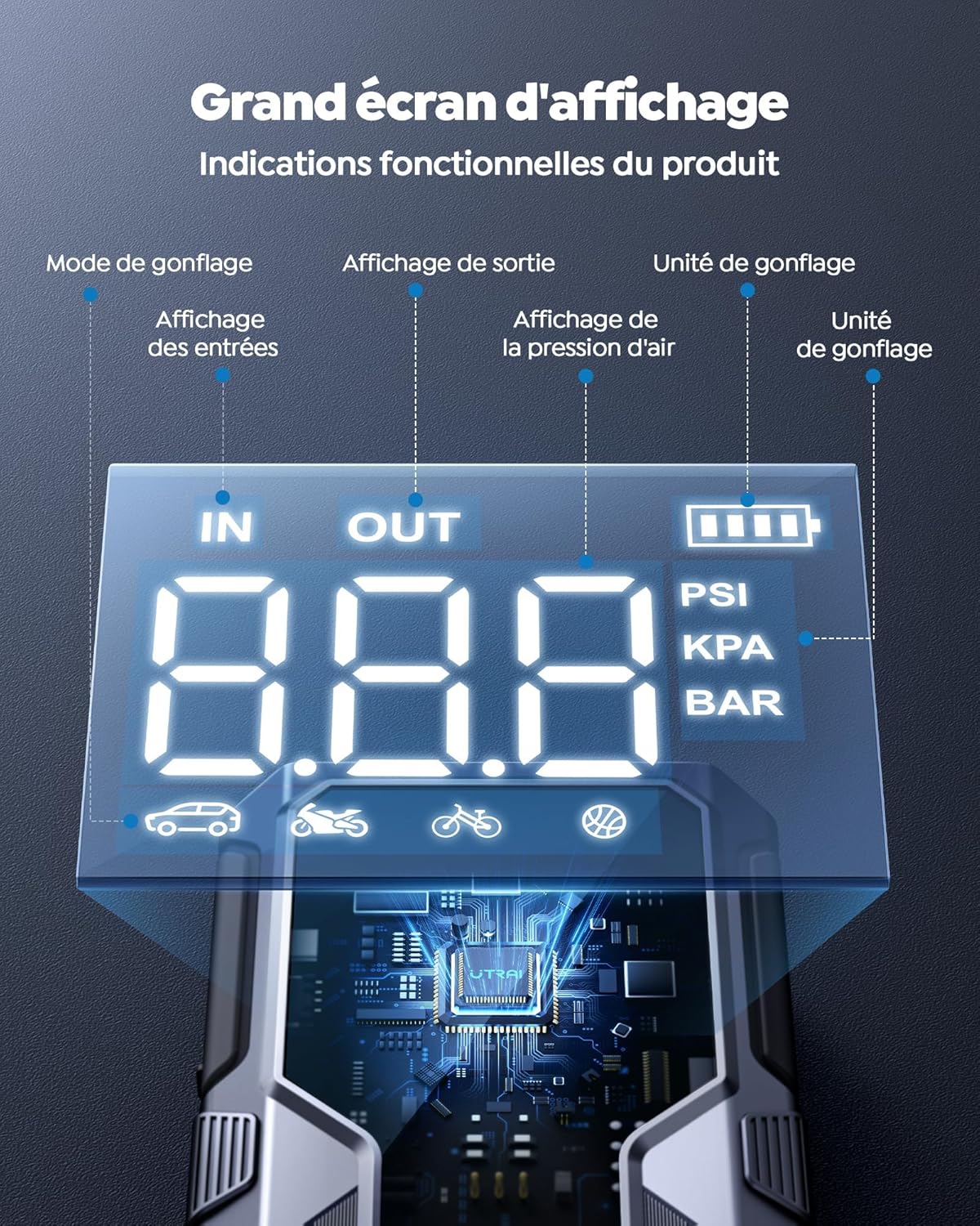 Ultra Portable et Gonfleur